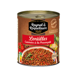 Lentilles cuisinées à la provençale 800G