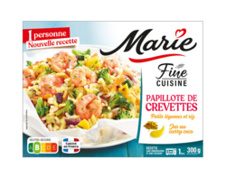 Papillote de Crevettes