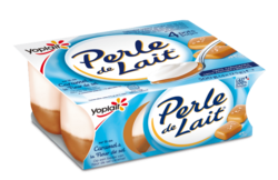 Perle de Lait Sur Lit Caramel x4