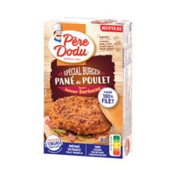 Panés de poulet spécial burger - panure saveur barbecue