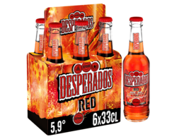 Desperados Red bière aromatisée tequila cachaça guarana 6x33cl 5.9°