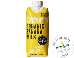 Organic banana milk 330ml