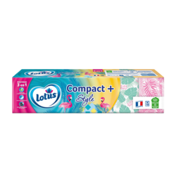 Mouchoirs Lotus étuis Compact Style+ x18