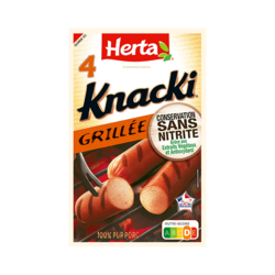 KNACKI® x4 Grillée Conservation Sans Nitrite