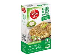 Carrés de Soja Concassé Epinards et Chèvre