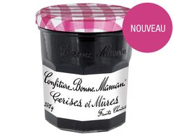 La confiture de Cerises et Mûres Bonne Maman 370g