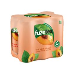 Fuze Tea Pêche Intense Canette 6x33cl 