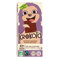 Chocolat noir 41% Noix de coco râpée - bio