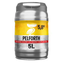 Pelforth Blonde bière du Nord Fût 5L 5.8°
