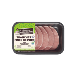 Tranches fines de carré de porc x6 (300g)