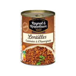 Lentilles cuisinées à l'Auvergnate 410G