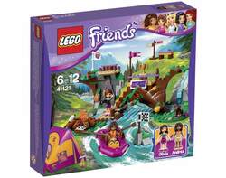 Rafting à la base d'aventure 