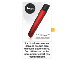 E-cigarette sans pod Rouge (1 ecig)