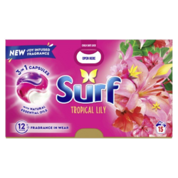 Surf Tropical Lily Capsules 15 Washes 259.5g