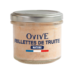Rillettes de truite nature 90g