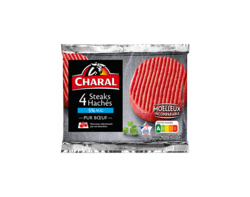 Steaks hachés pur boeuf 5% x4 (4x100g)