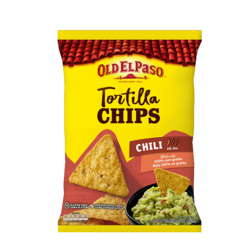 Tortilla chips chili 185g
