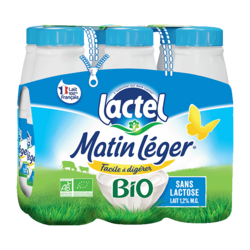 Matin Léger Bio Lactel 1,2% mg 6x1L