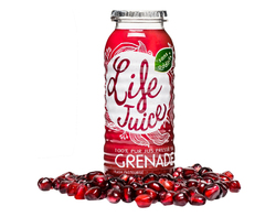 Bouteille de 120ml de jus de grenade Life Juice