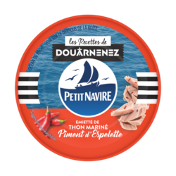 Émietté de thon mariné Piment d'Espelette Petit Navire 110g