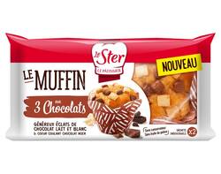 2 Muffins aux 3 Chocolats