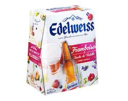 Edelweiss framboises 6x25cl
