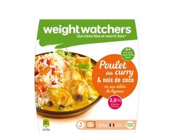 Poulet au curry et noix de coco