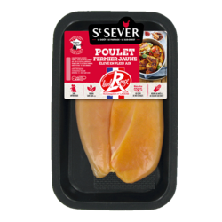 Filets sans peau de poulet fermier Label Rouge x2