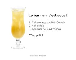 Recette cocktail sans alcool : Virgin Piña-Colada