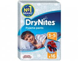 Sous-vêtements de nuit absorbants DRYNITES® garçon 3-5 ans (16-23kg)