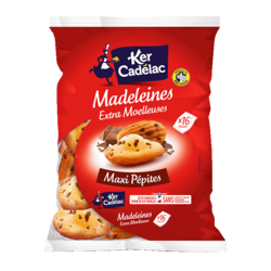 Madeleines Extra Moelleuses Maxi Pépites 600g
