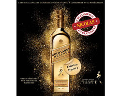 Johnnie Walker Gold Label Reserve 70 cl - 40°
Bullion II - Edition limitée