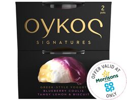 Blueberry, Tangy Lemon & Biscuit 2x105g