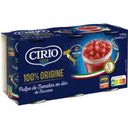 Pulpe en dés Origine Toscane 3x400g