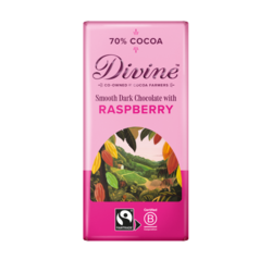 70% Dark Chocolate with Raspberries