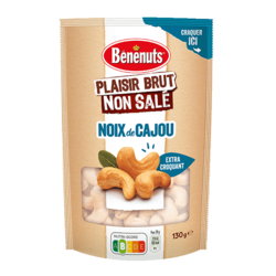 Plaisir Brut Non Salé Noix de Cajou 130G