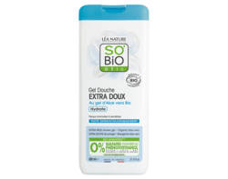 Gel douche extra doux, au gel d'Aloe vera bio, 650ml