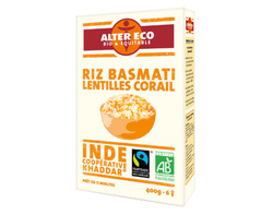 Riz Basmati Lentilles Corail