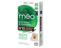 Capsule compostable Bio Équitable Intense 