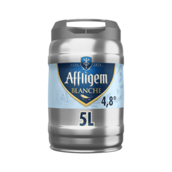 Affligem Blanche bière d'Abbaye Fût 5L 4.8°