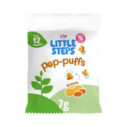 Little Steps Pop-puffs Peanut 12 months 7g
