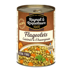 Flageolets cuisinés à l'Auvergnate 410G