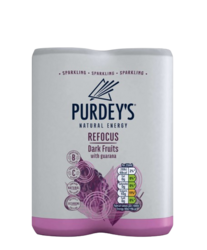 Purdey's Dark Fruits with Guarana 4x250ml