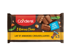 Barres Lait et Amandes Croustillantes 3x27g