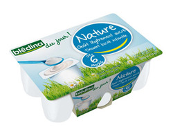 Nature, goût légèrement sucré - dès 6 mois