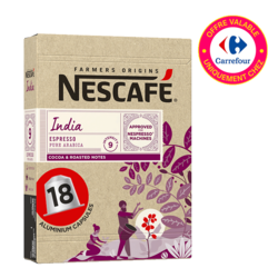 INDIA Espresso intensité 9 - 18 capsules