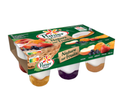 Panier de Yoplait Nature sur Fruits Panaché 6x140g