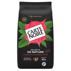 CARTE NOIRE GRAINS SECRETS DE NATURE CONGUSTA & MUNDO NOVO