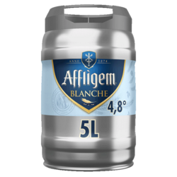 Affligem Blanche bière d'Abbaye Fût 5L 4.8°
