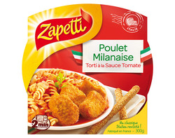 Poulet Milanaise Torti à la Sauce Tomate